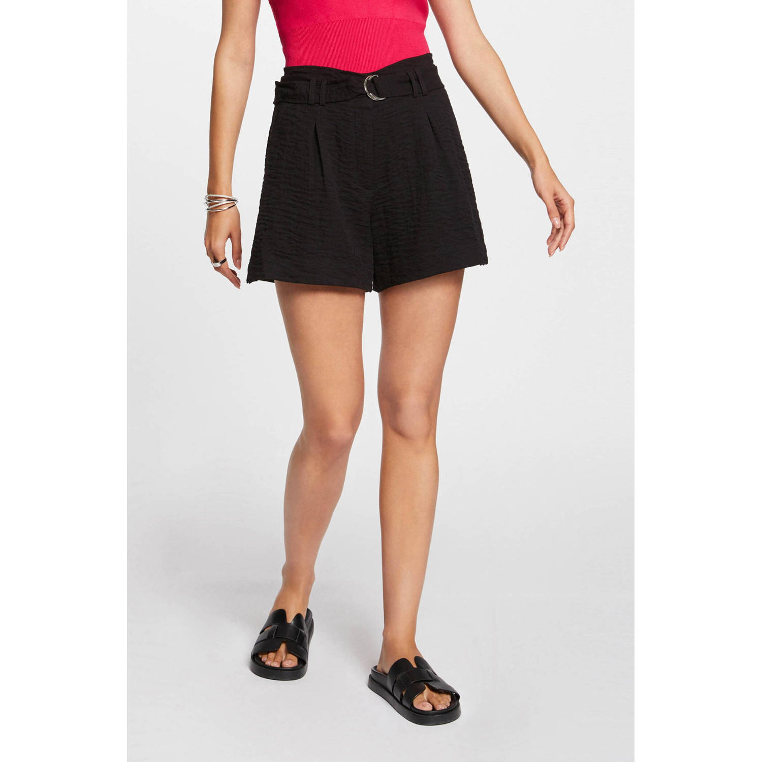 Morgan straight fit short zwart