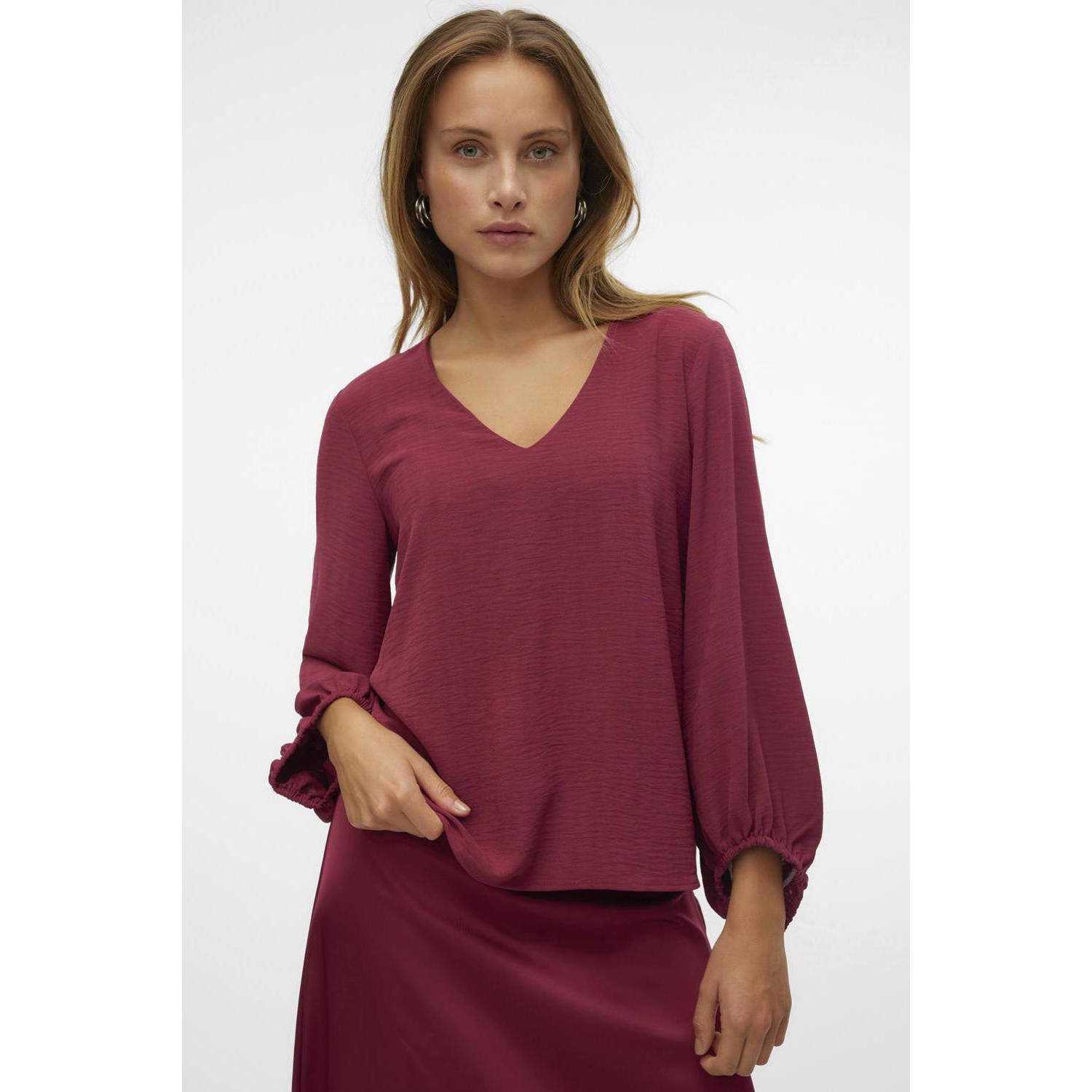 VERO MODA blousetop VMOLIVIA magenta