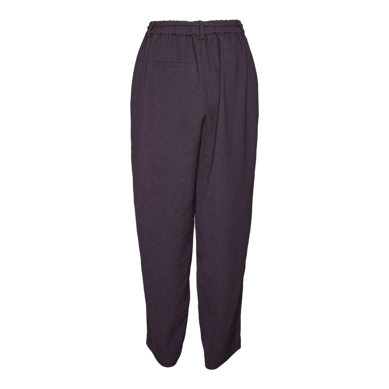 VERO MODA regular fit broek VMOMANI donkerpaars