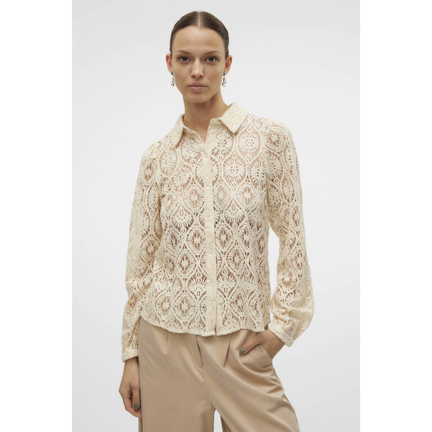 VERO MODA blouse VMOBENA ecru