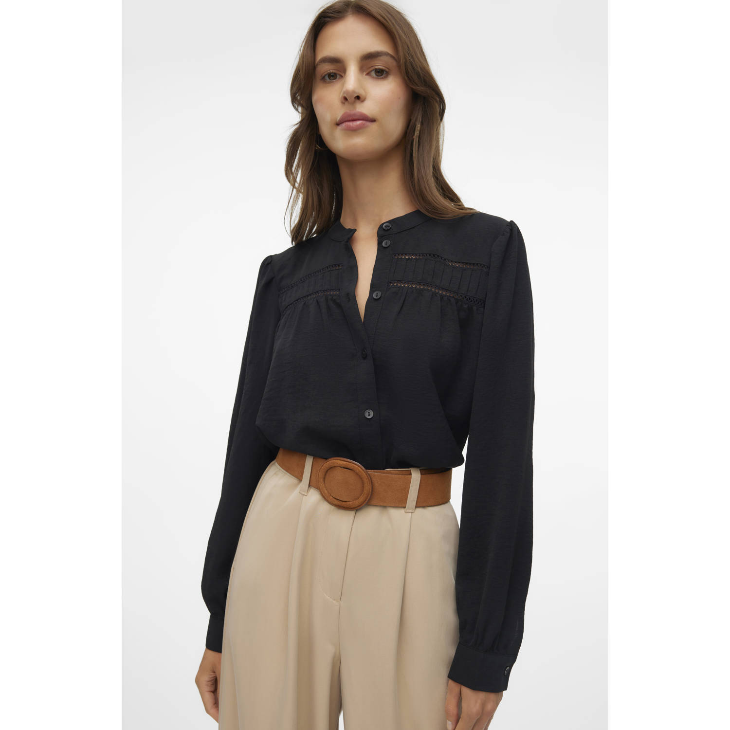 VERO MODA blouse VMEMMA zwart