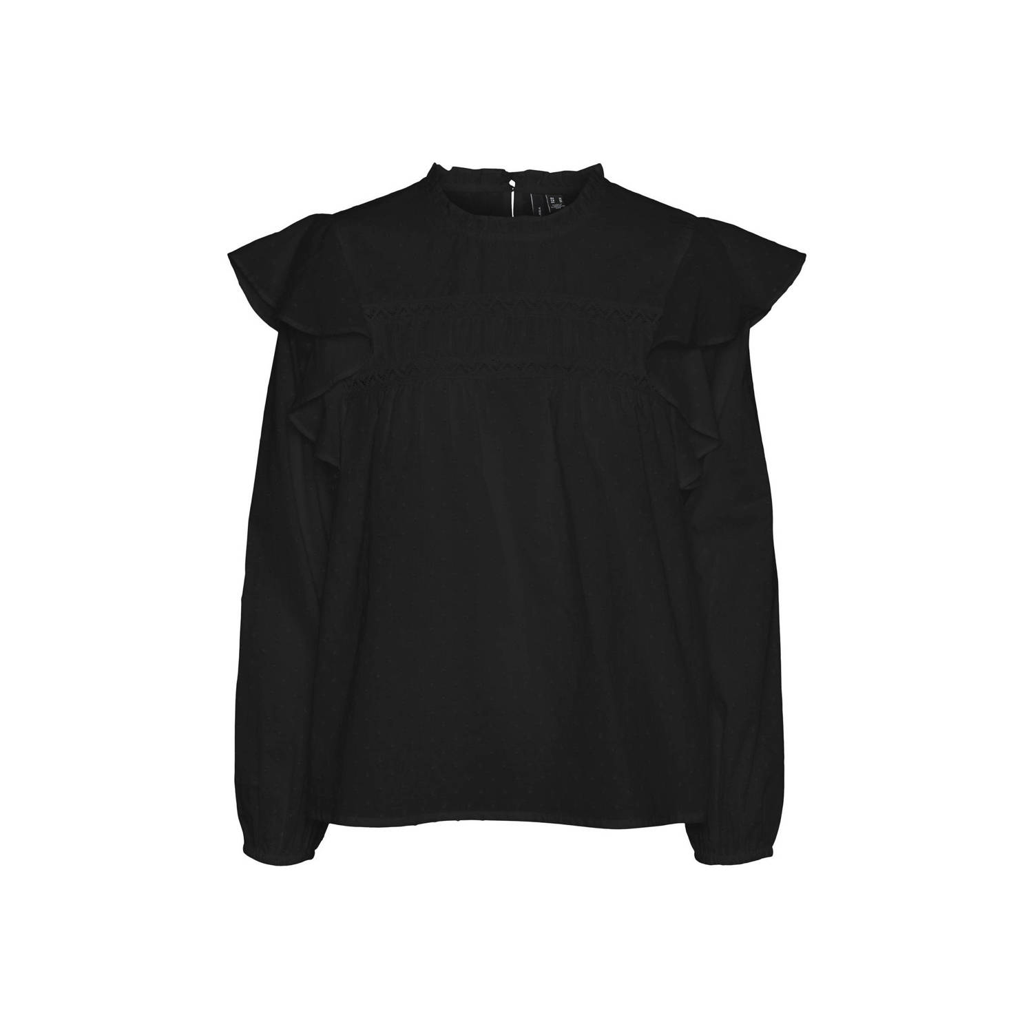 VERO MODA blousetop VMTRINE zwart