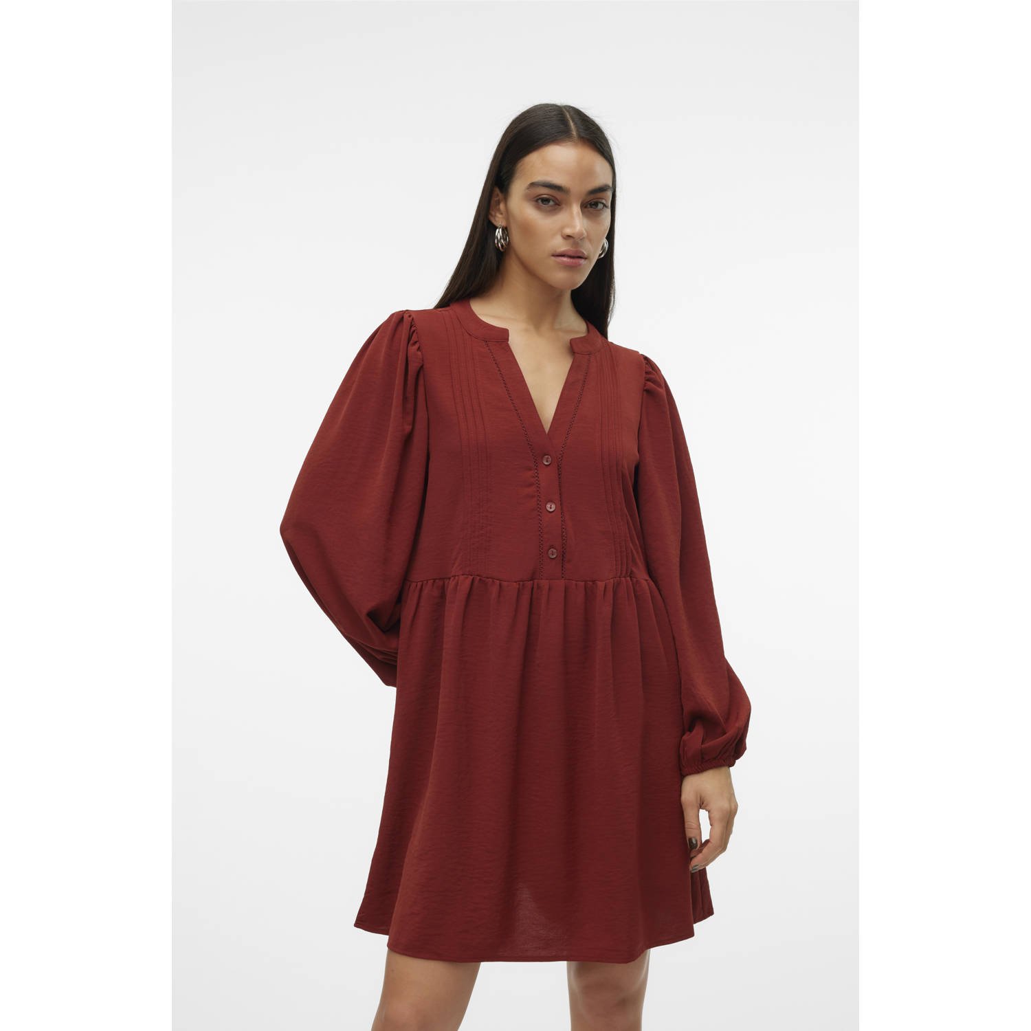 VERO MODA jurk brique