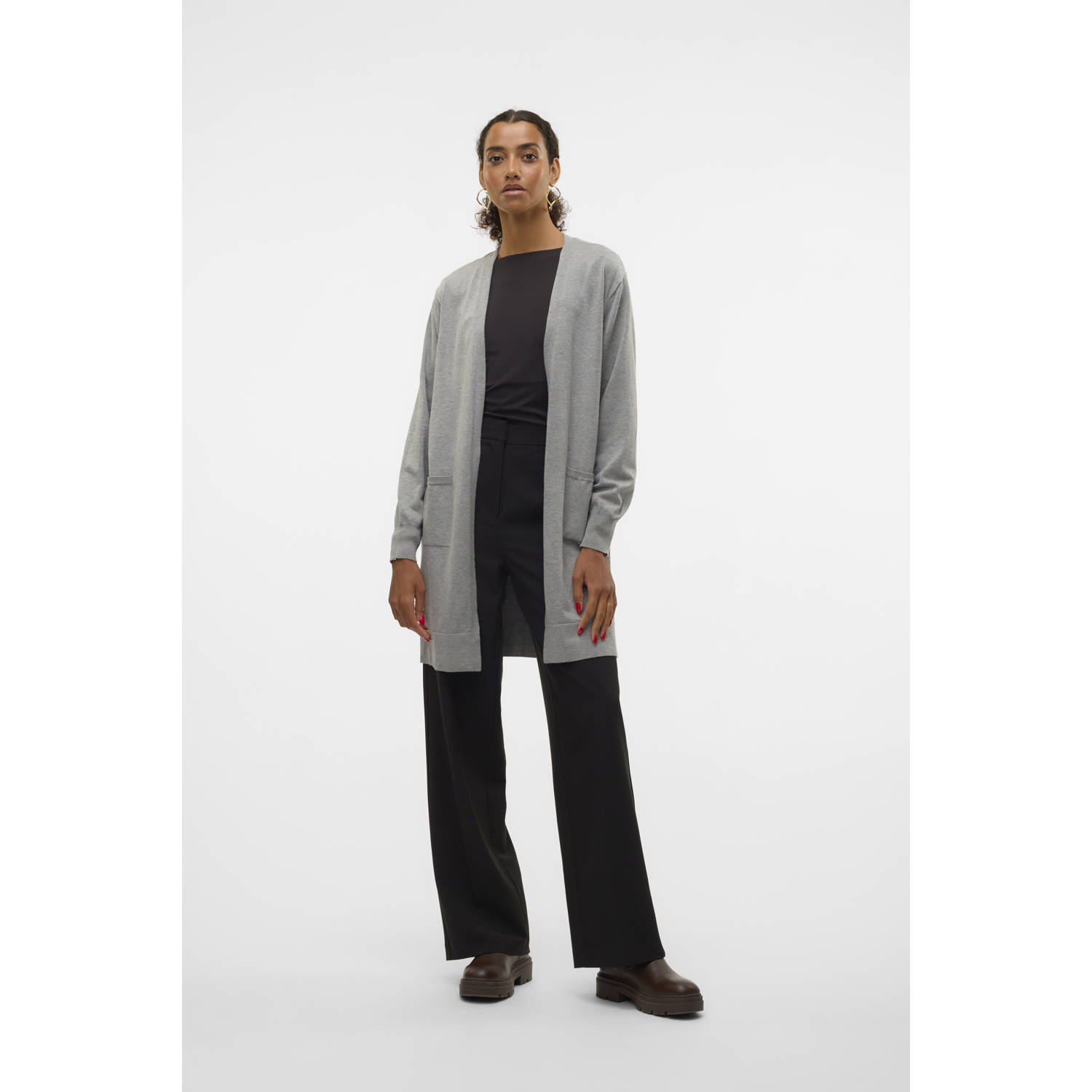 VERO MODA vest grijs