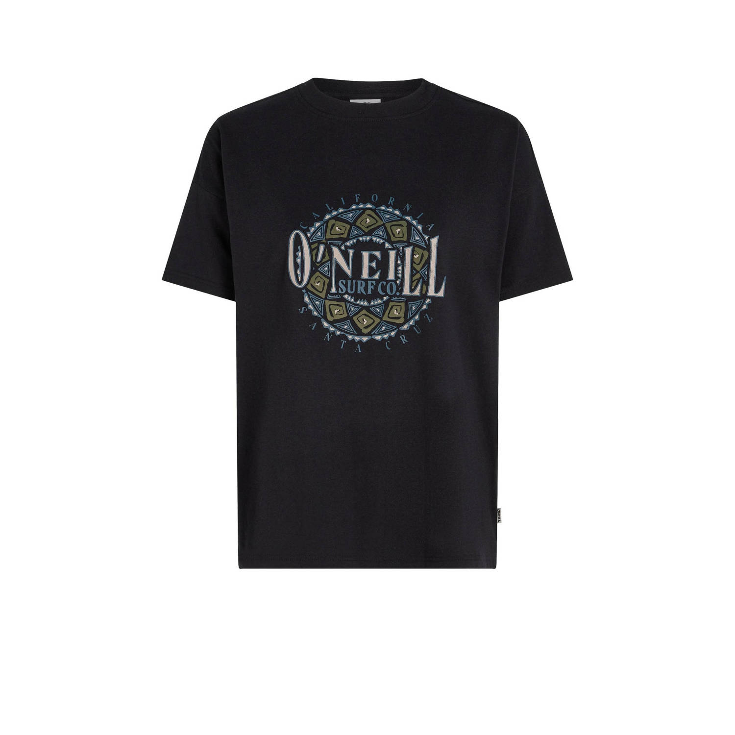 O'Neill jersey T-shirt met printopdruk zwart