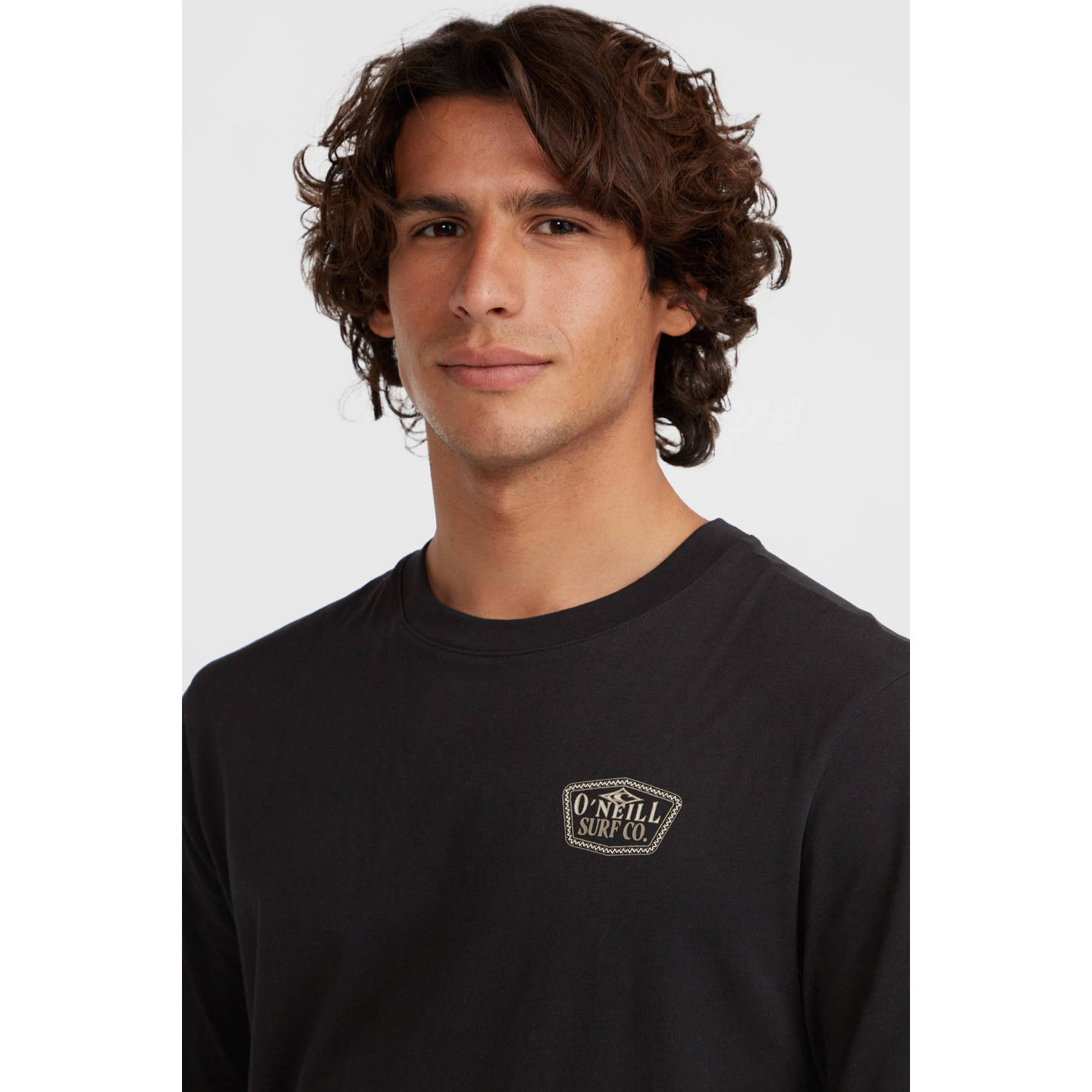 O'Neill oversized T-shirt met printopdruk zwart