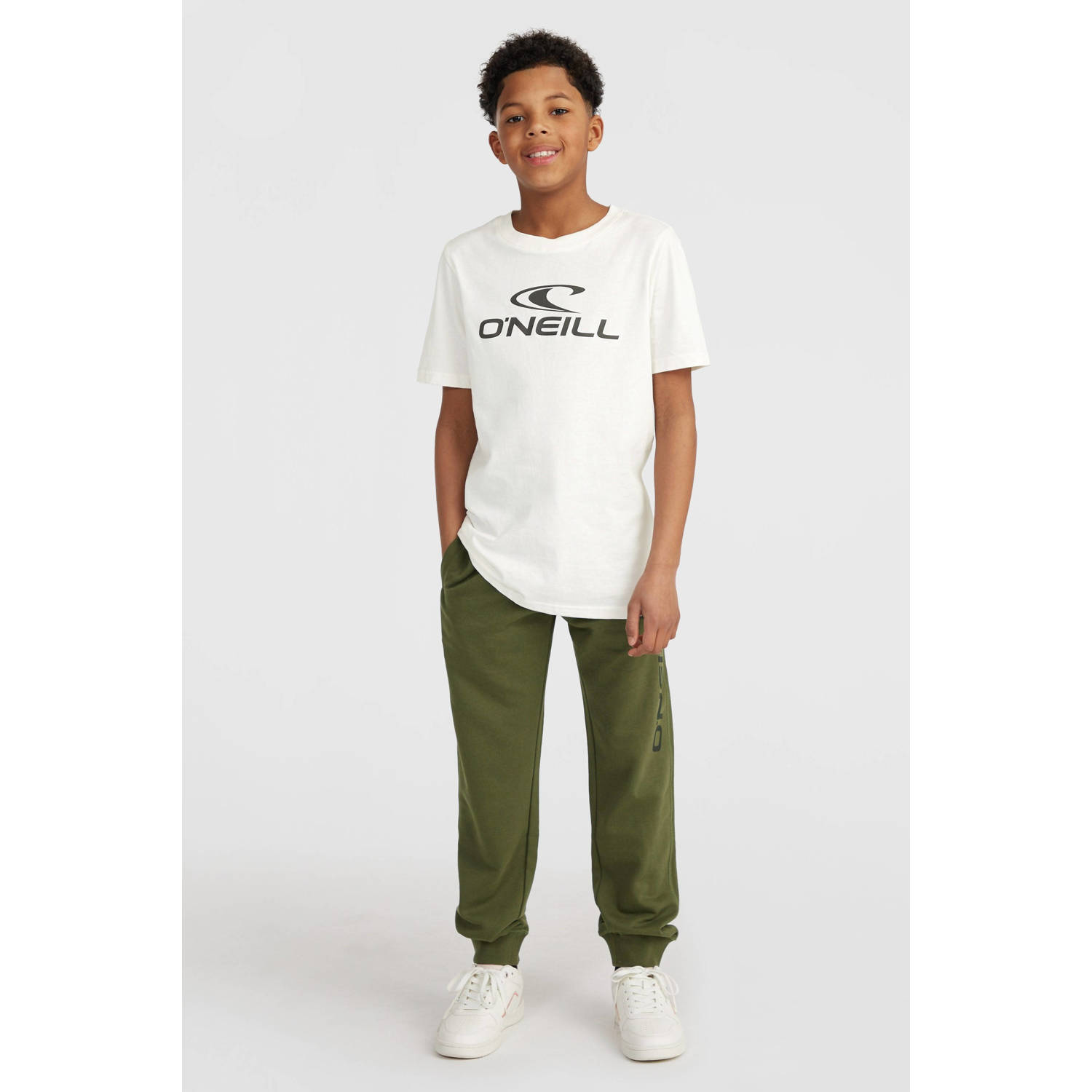 O'Neill T-shirt met logo wit