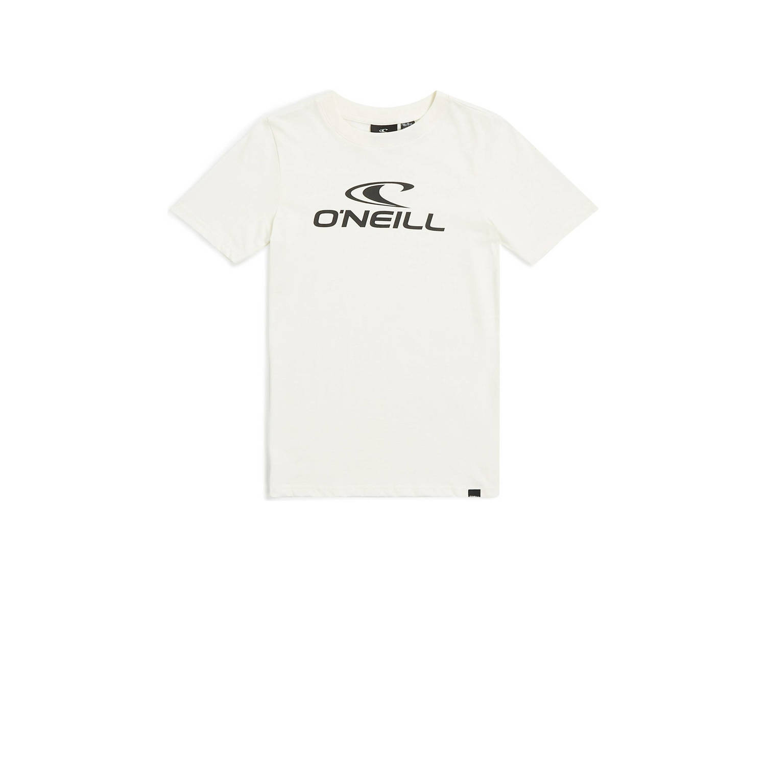 O'Neill T-shirt met logo wit Jongens Katoen Ronde hals Logo 128