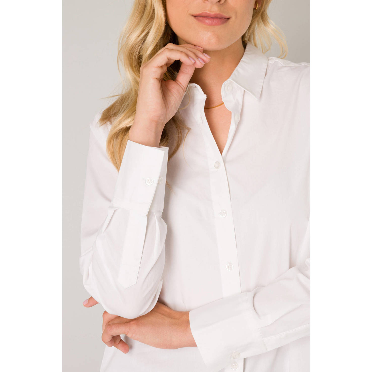 Base Level blouse wit