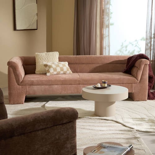 NOUS Living 3-zitsbank Rodez - Roze