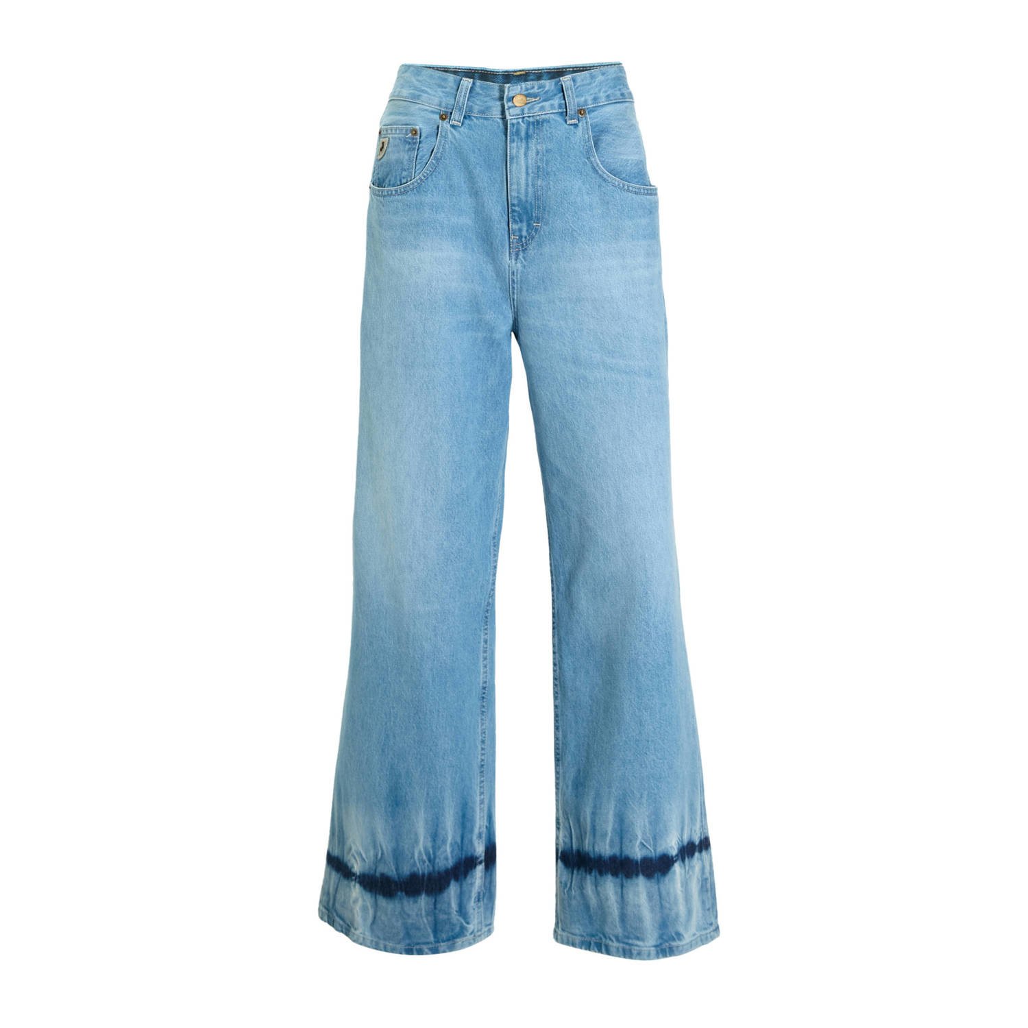 Lois tie-dye high waist wide leg jeans Beatrix stone