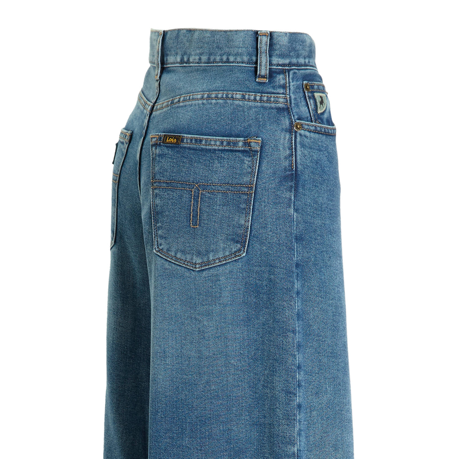 Lois high waist wide leg jeans Marlene dark stone