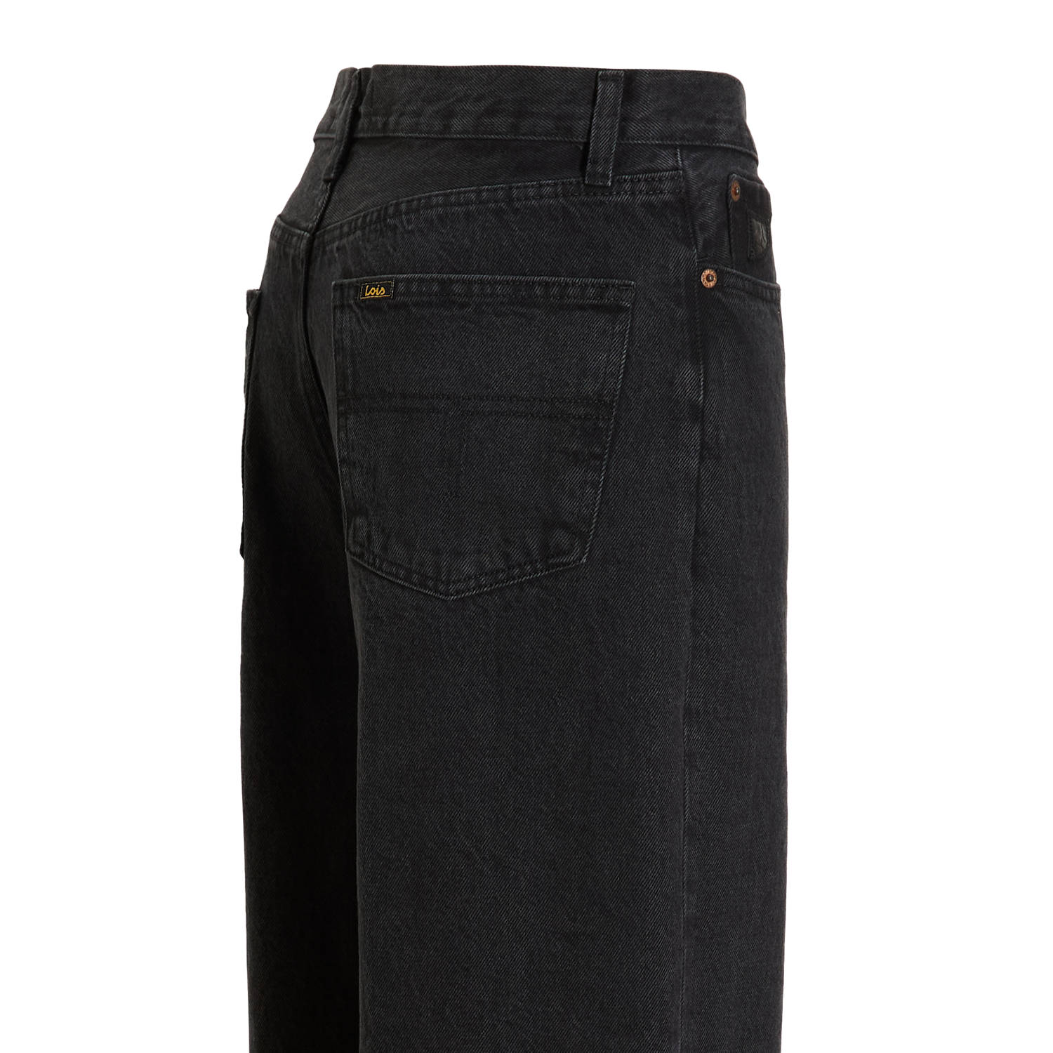Lois low waist loose jeans Skater dark stone