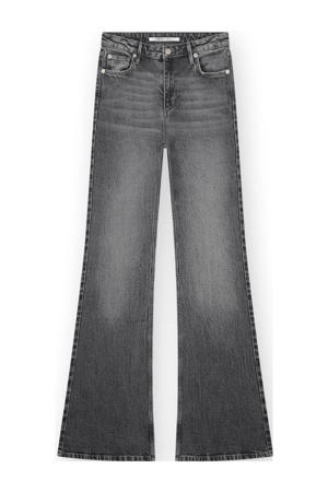high waist flared jeans Angelina vintage grey