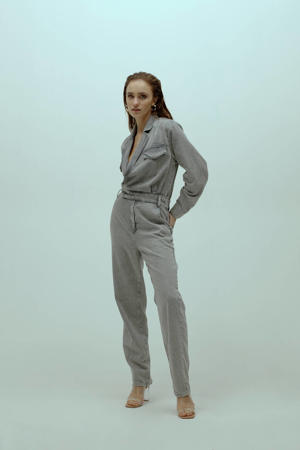 jumpsuit grey denim