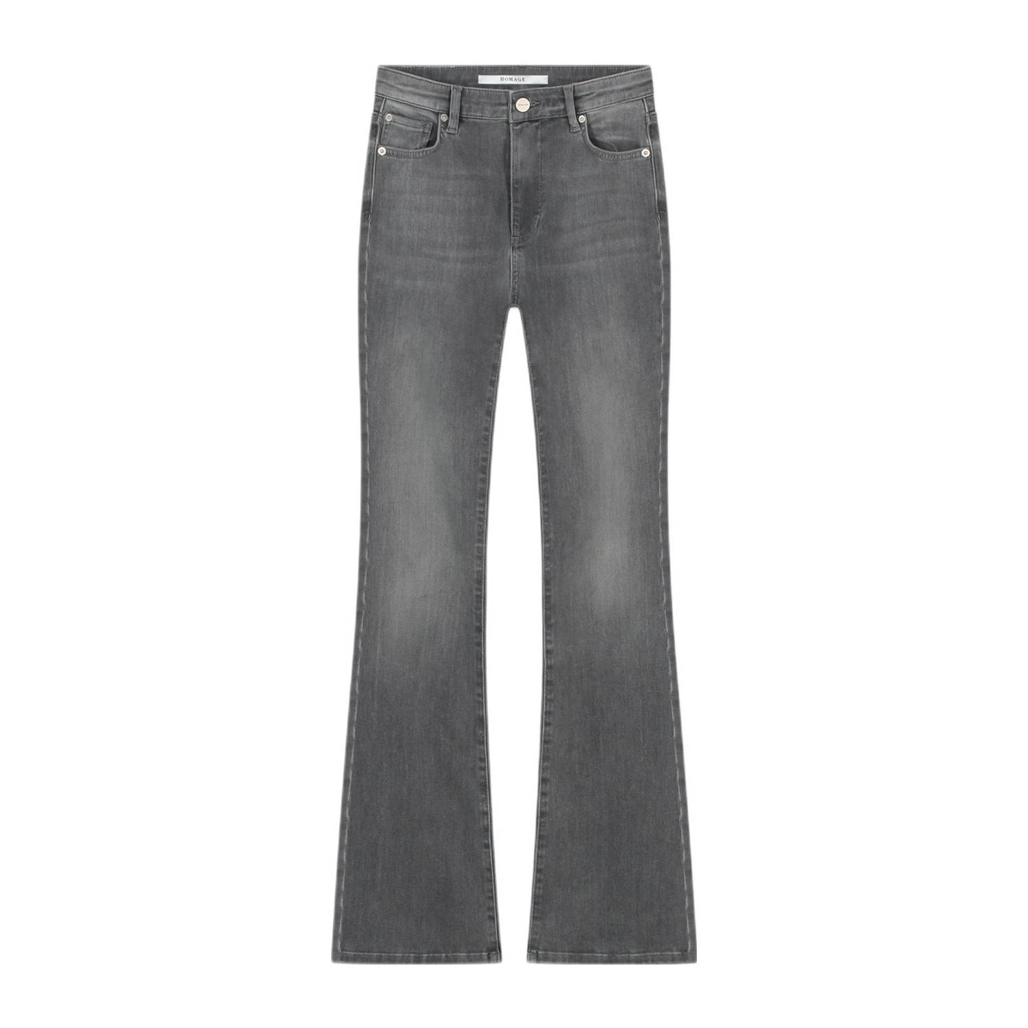 Homage to Denim high waist flared jeans Jane mid grey