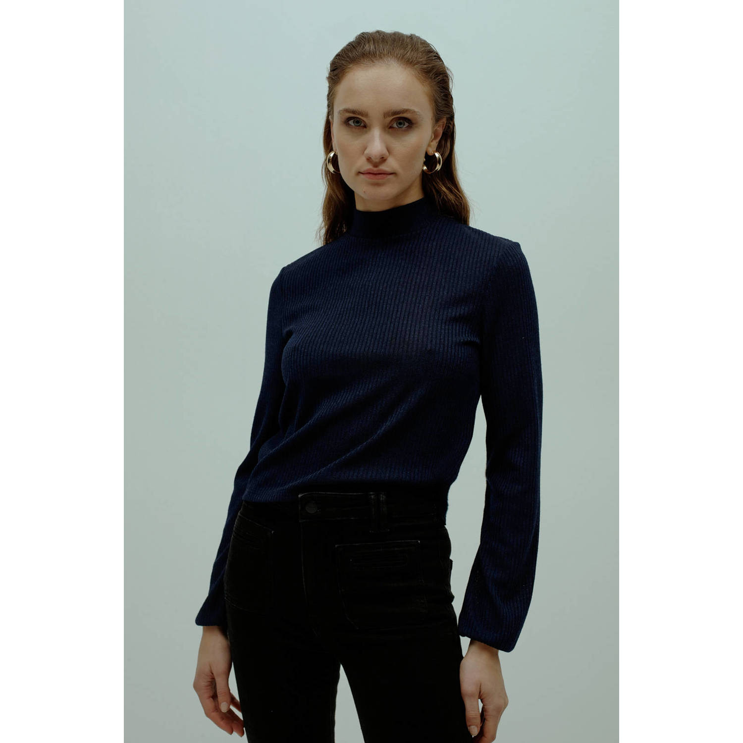 Homage to Denim high waist flared jeans Jane black denim