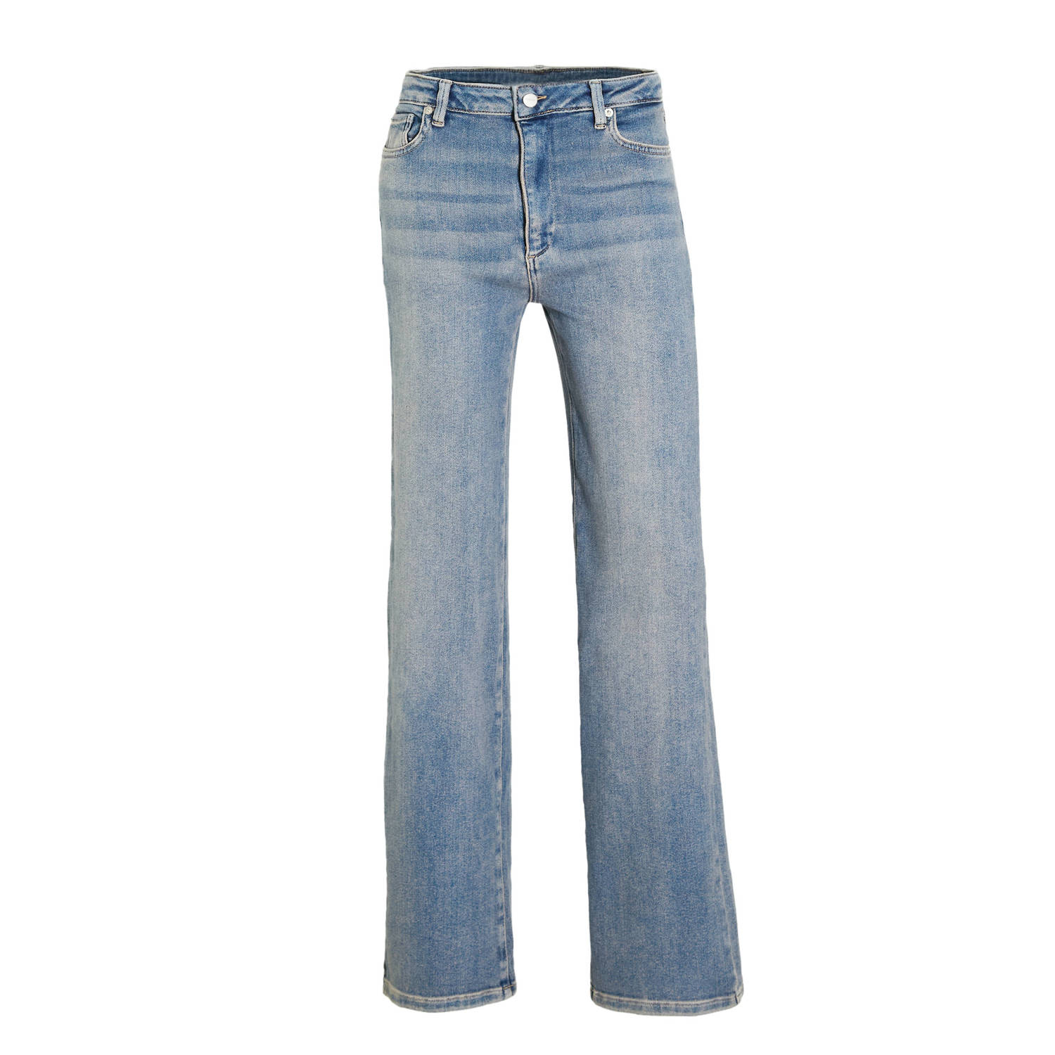 Homage to Denim high waist wide leg jeans medium blue denim