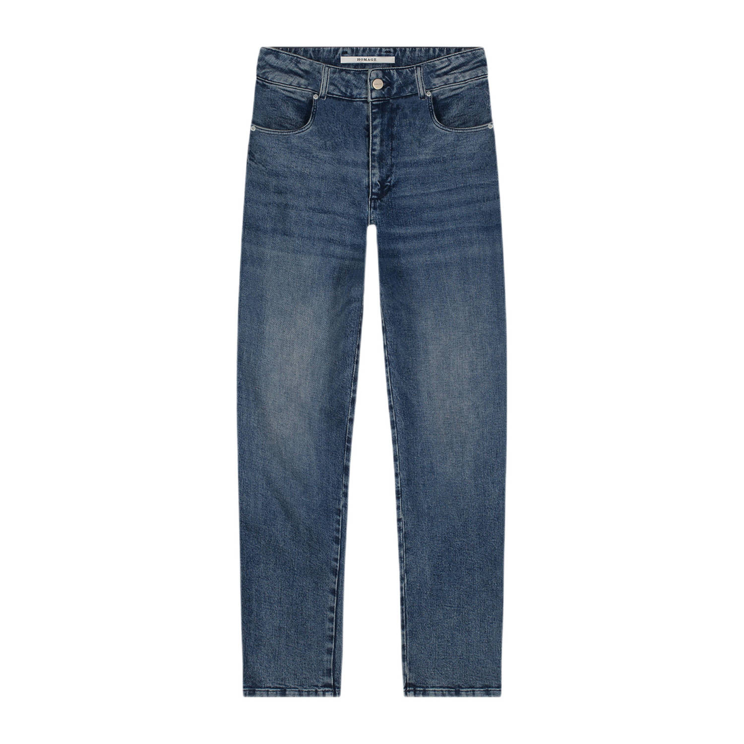 Homage to Denim high waist tapered jeans misty blue