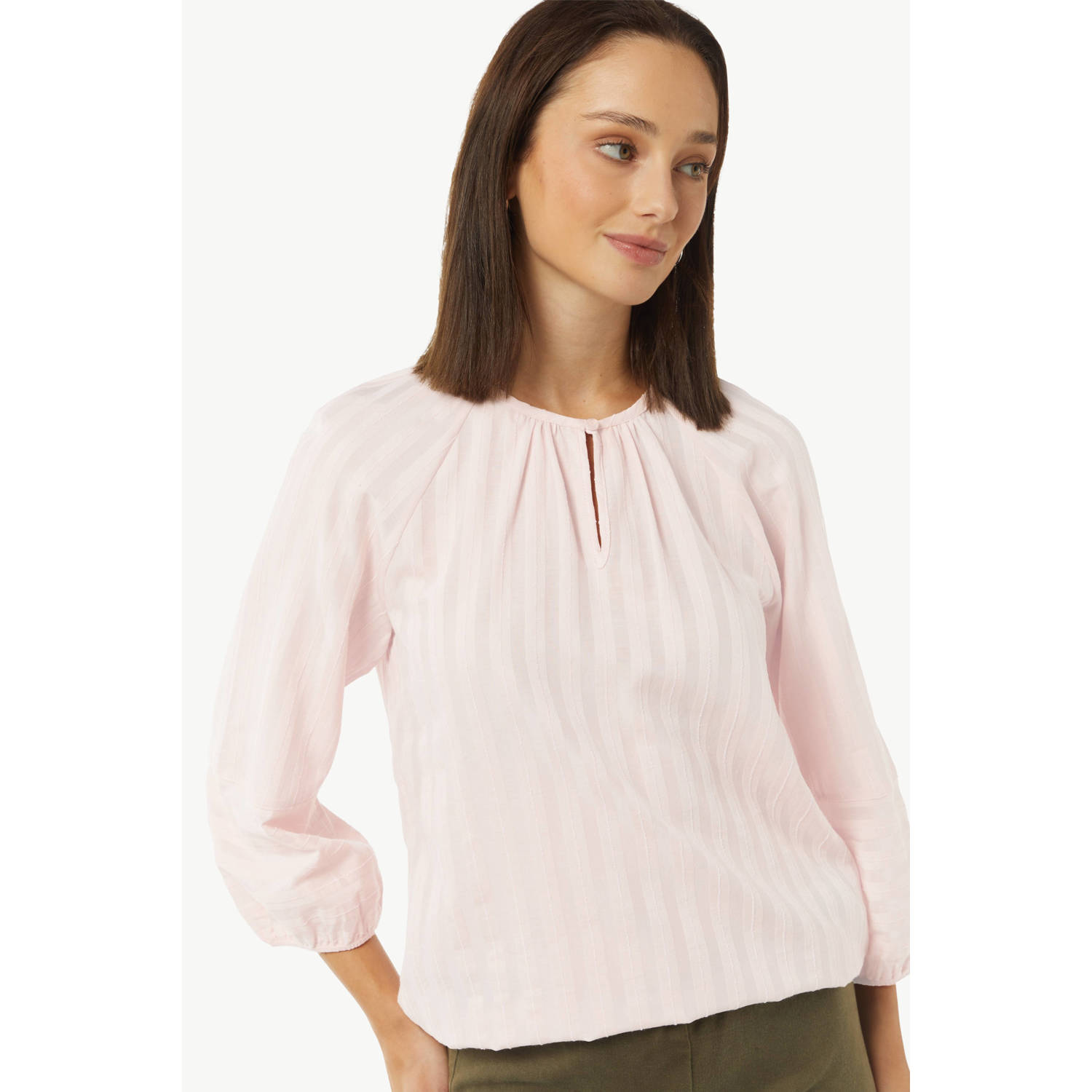 Comma casual identity top lichtroze