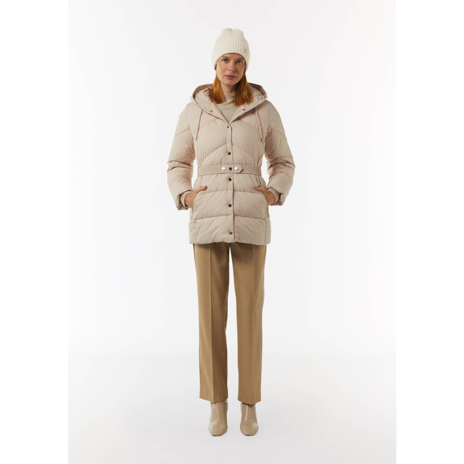 Comma muts beige