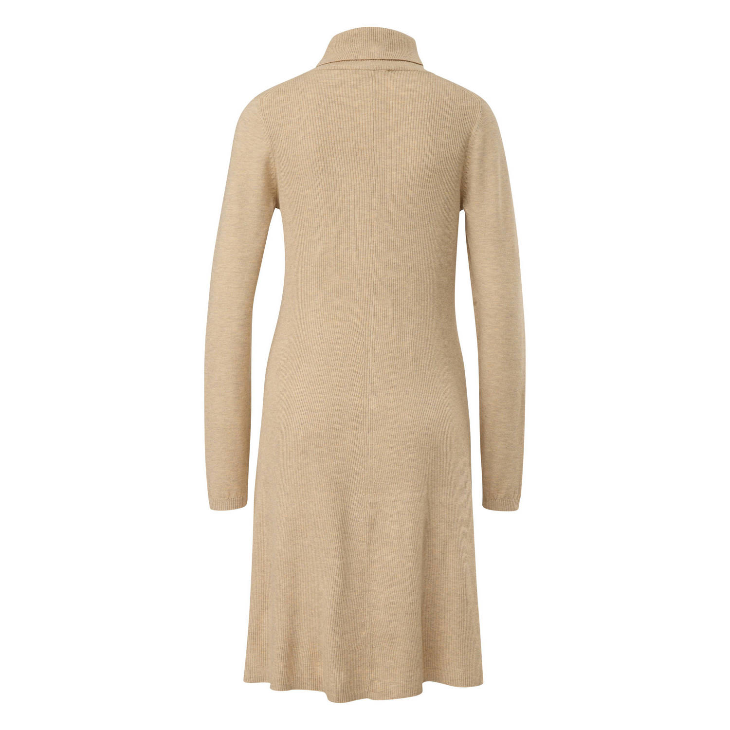 comma jurk beige