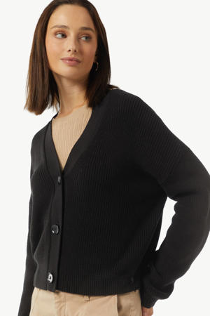 gestreept vest zwart