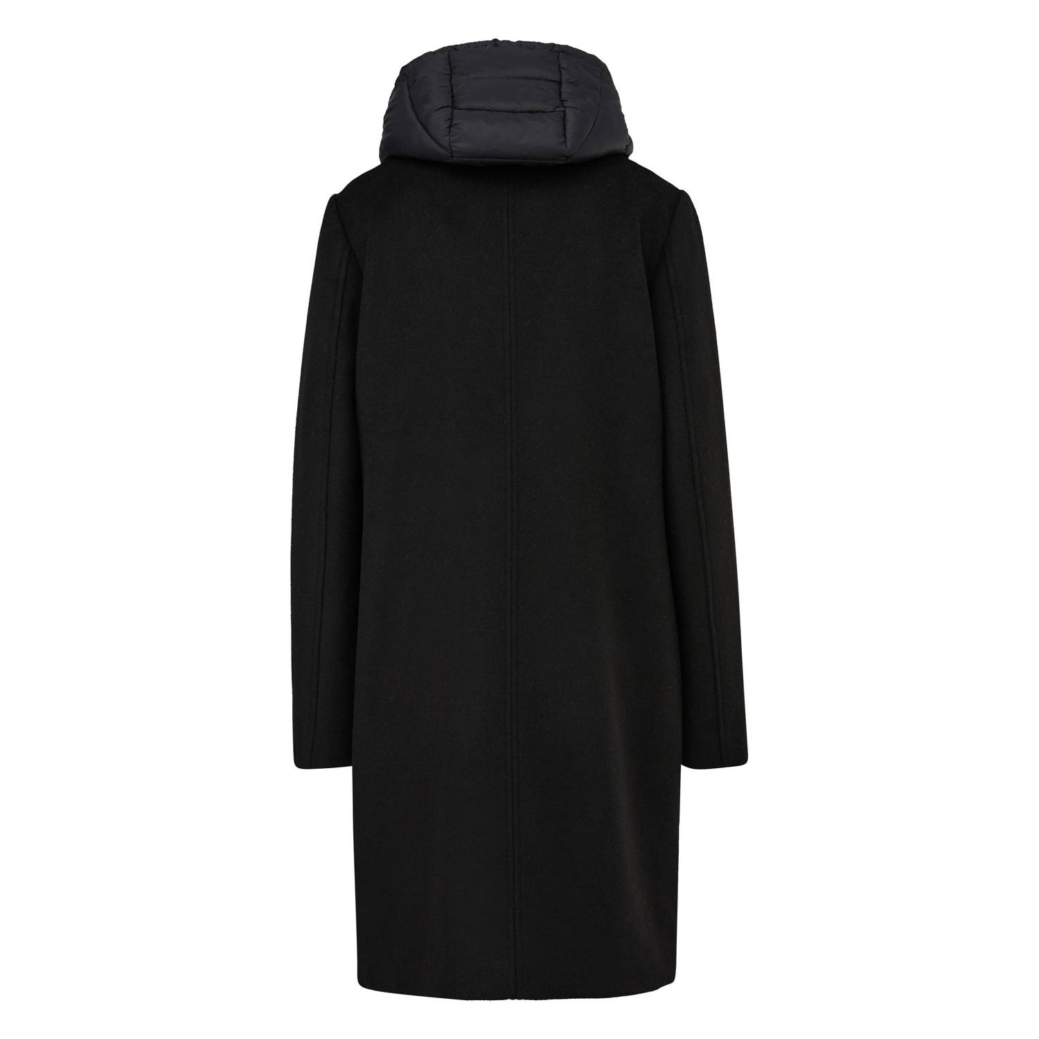 comma casual identity jas met wol zwart