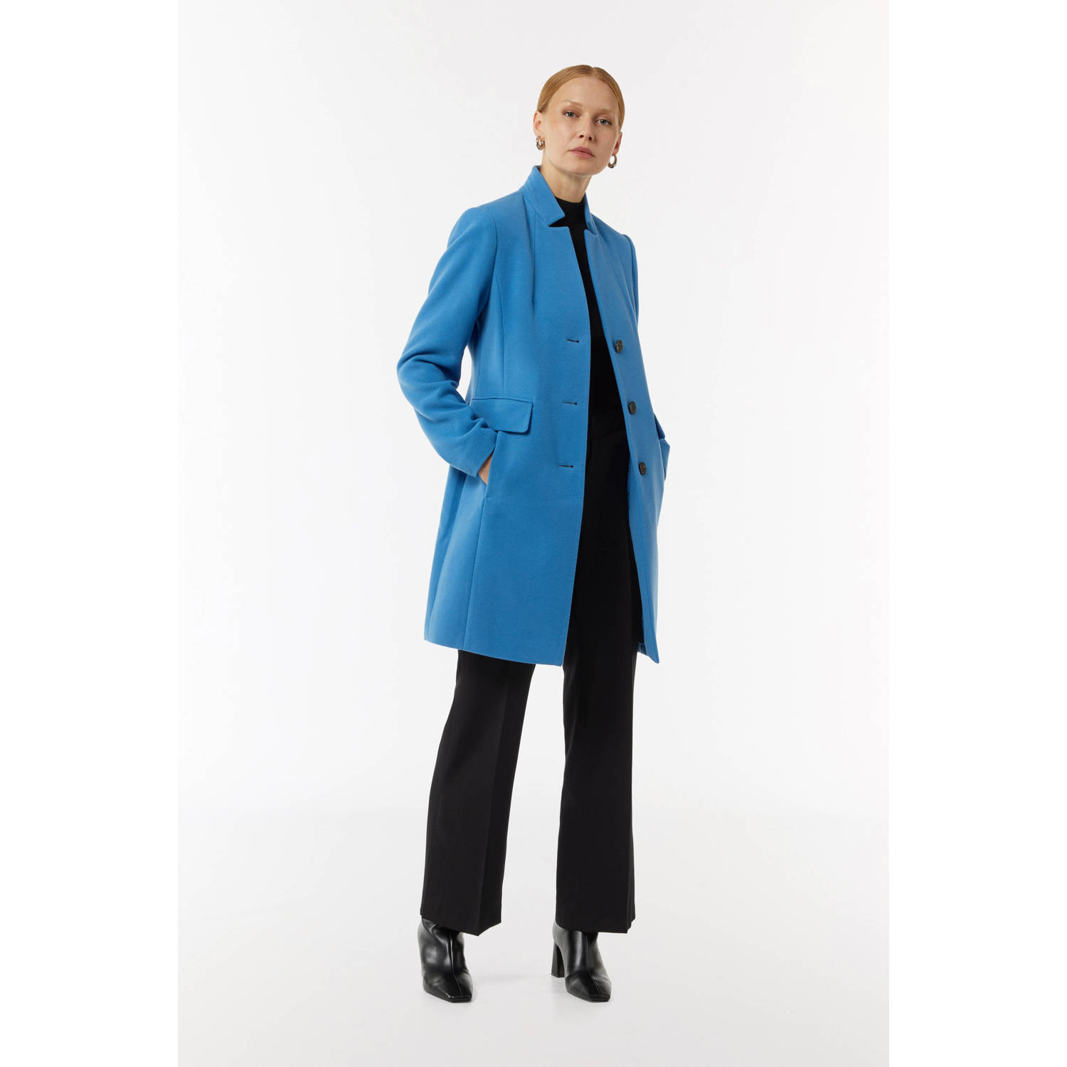 comma jas blauw