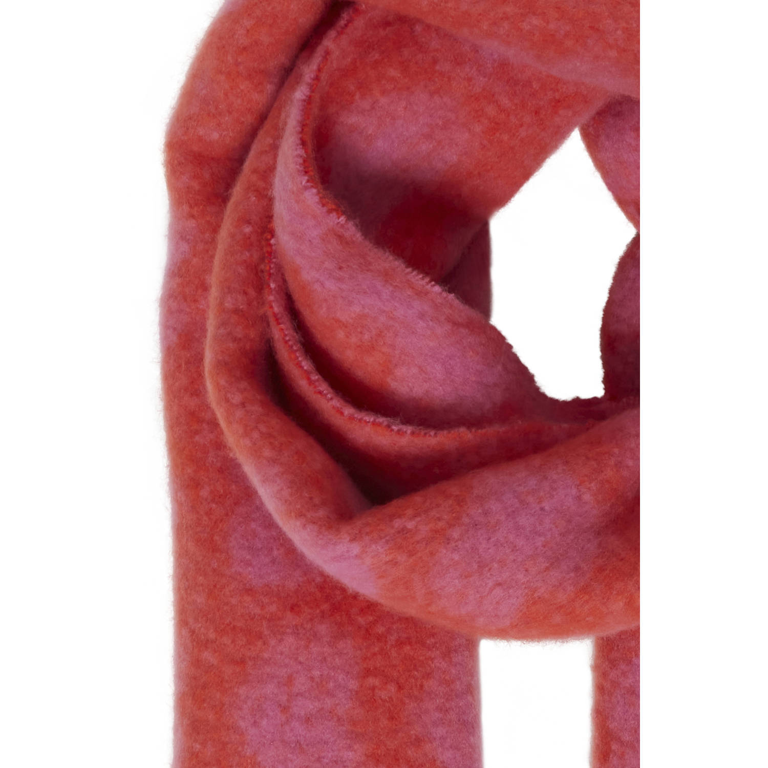 ICHI sjaal met all over print IAHEARTY roze