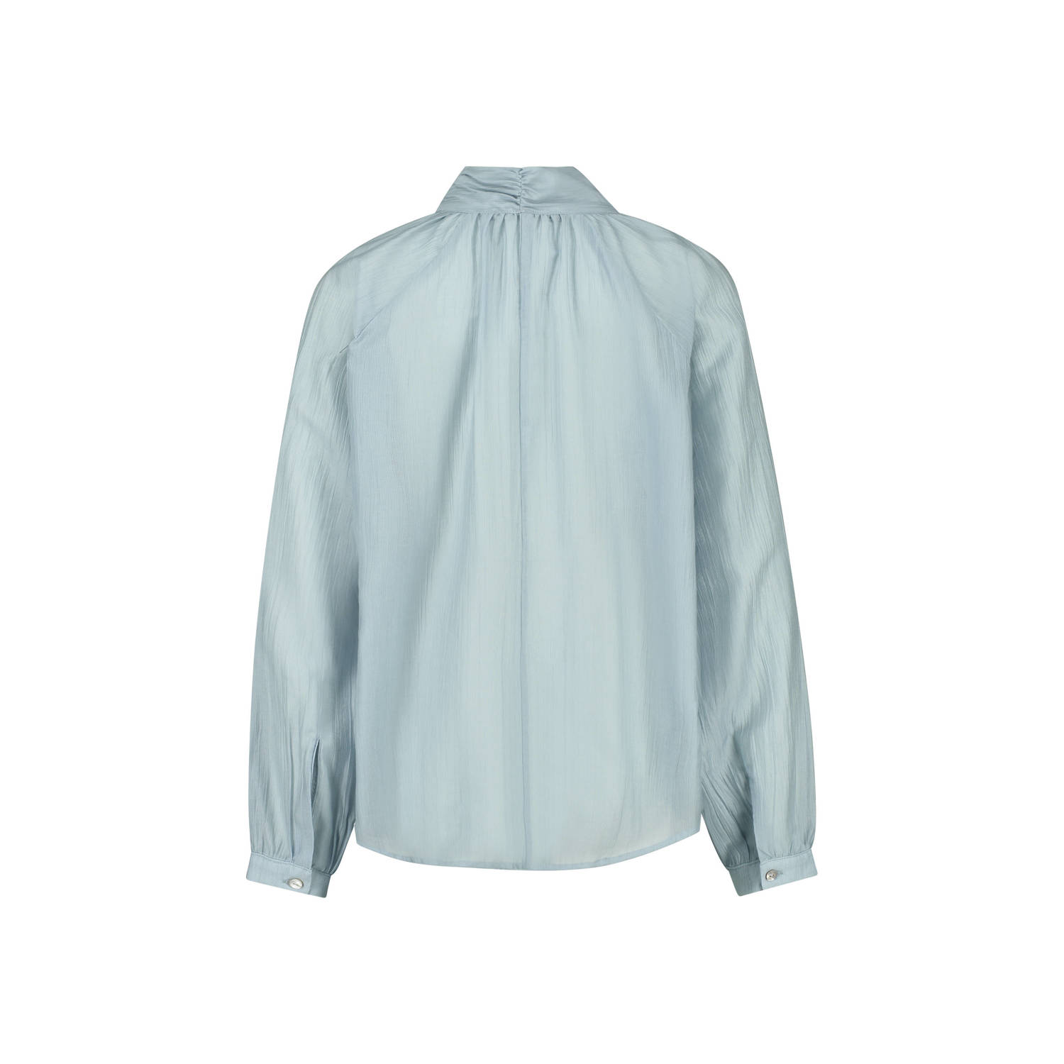 Expresso geweven blouse EX24-14061 grijsblauw