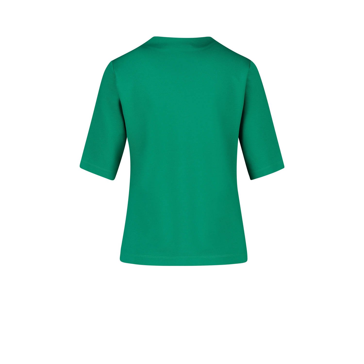 Expresso ribgebreide jersey top EX24-13063 groen