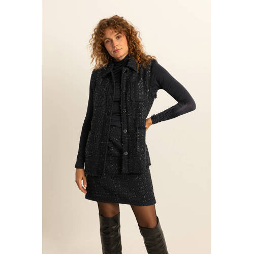 Expresso geweven gilet EX24-15025 zwart afbeelding