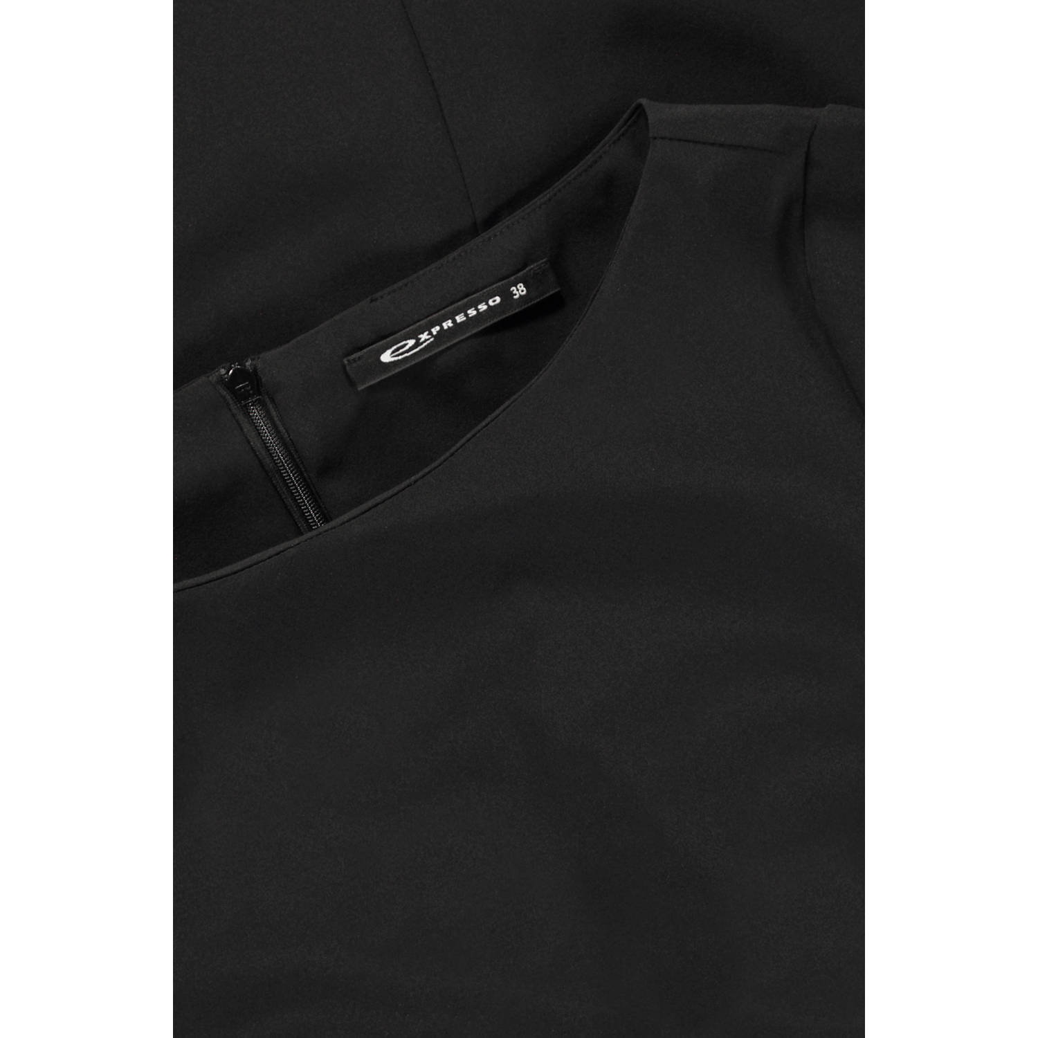Expresso jurk travelstof zwart