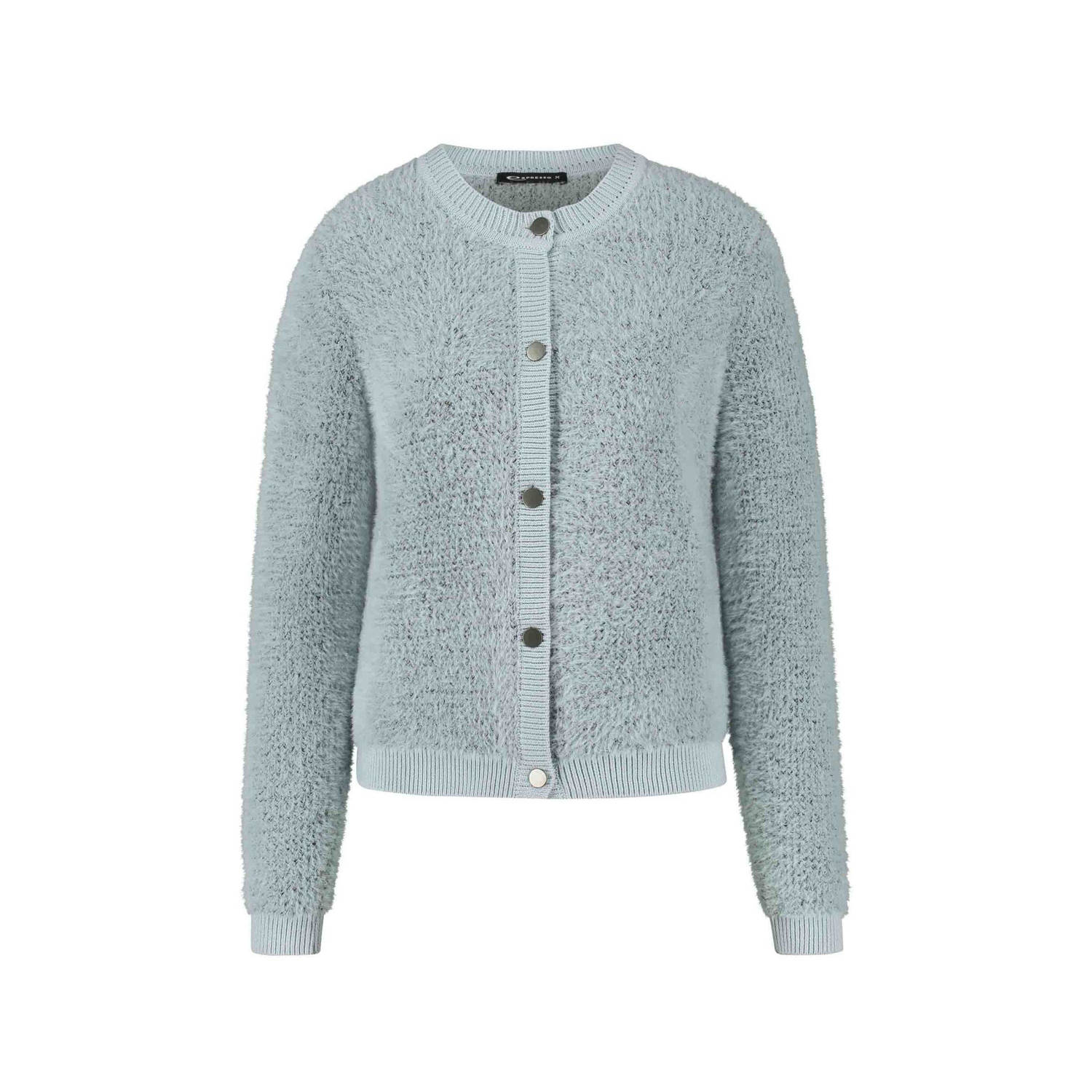 Expresso gebreid vest EX24-12017 lichtblauw