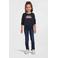 NAME IT KIDS longsleeve NKFVIOLET met printopdruk donkerblauw/roze/wit
