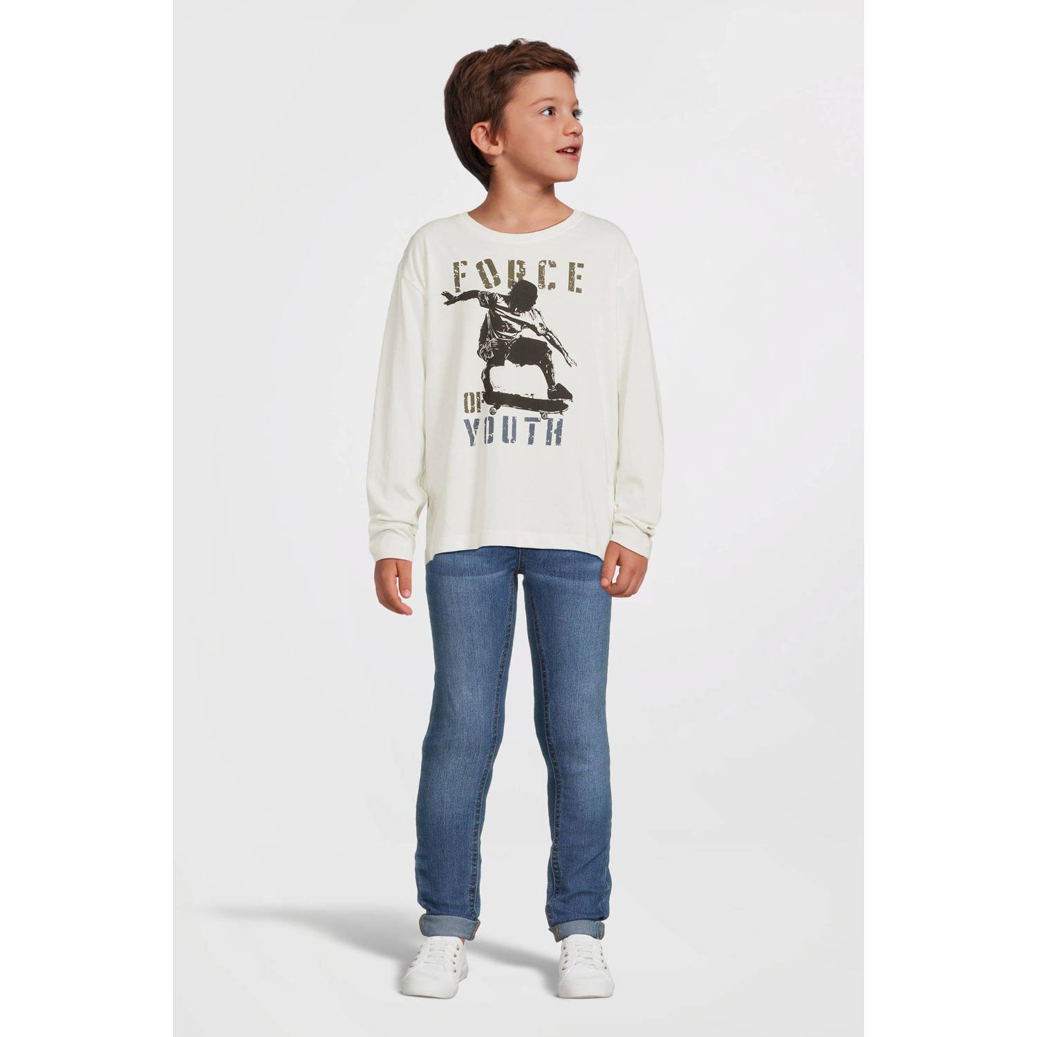 NAME IT KIDS longsleeve NKMVAGNO met printopdruk