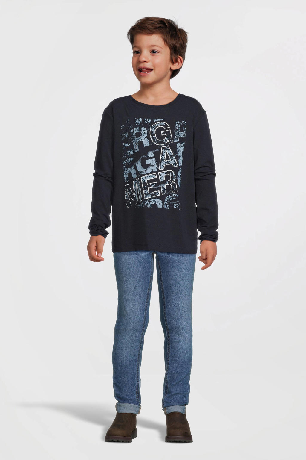 NAME IT KIDS longsleeve NKMVUX met printopdruk
