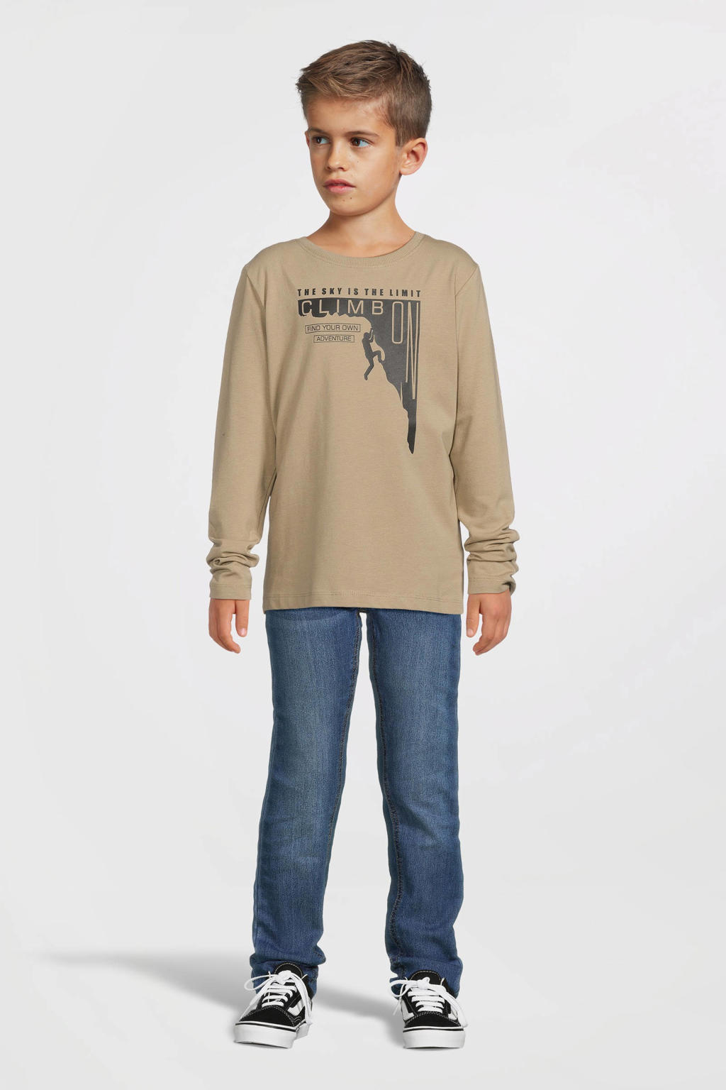 NAME IT KIDS longsleeve NKMVUX met printopdruk
