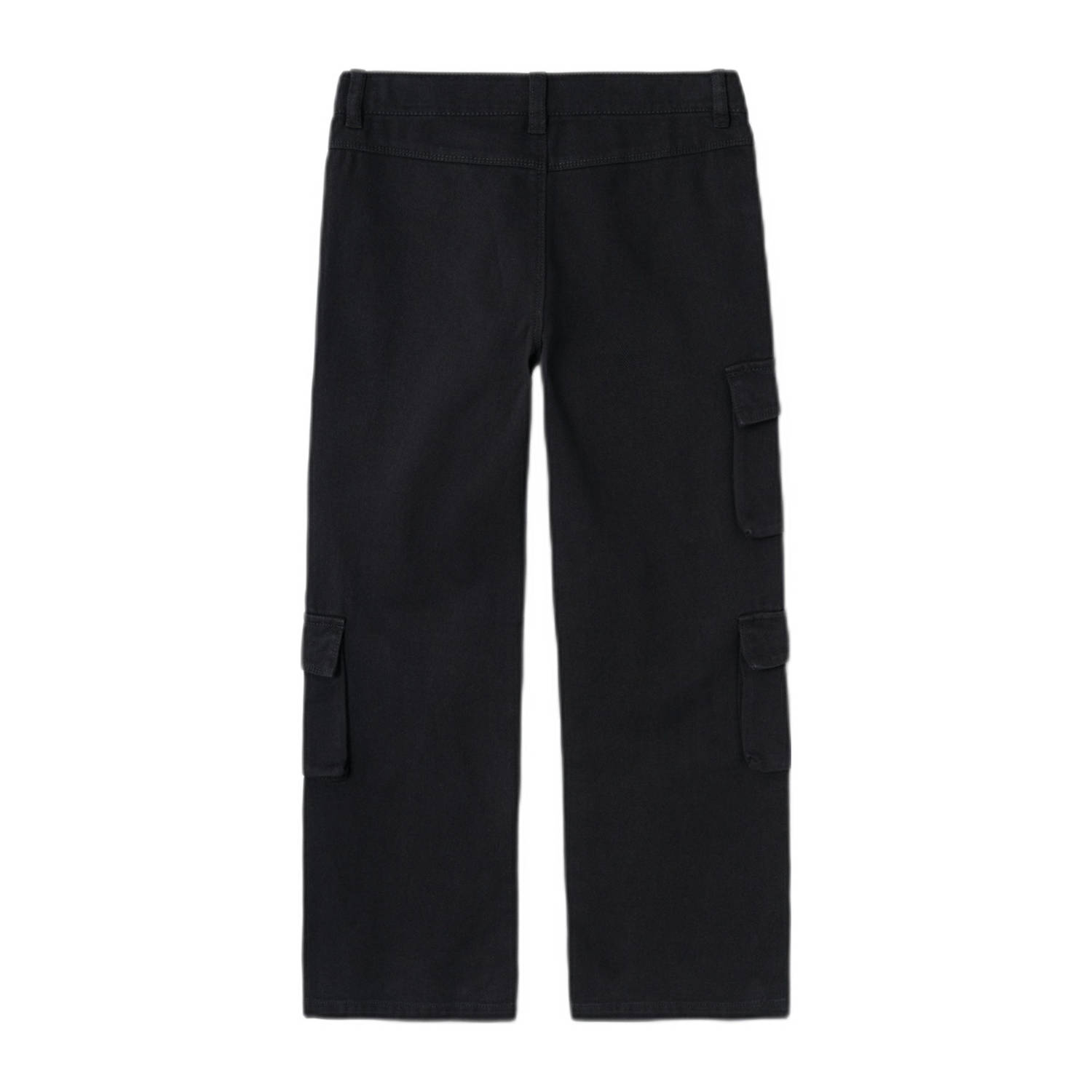 NAME IT KIDS wide leg broek NKFROSE zwart