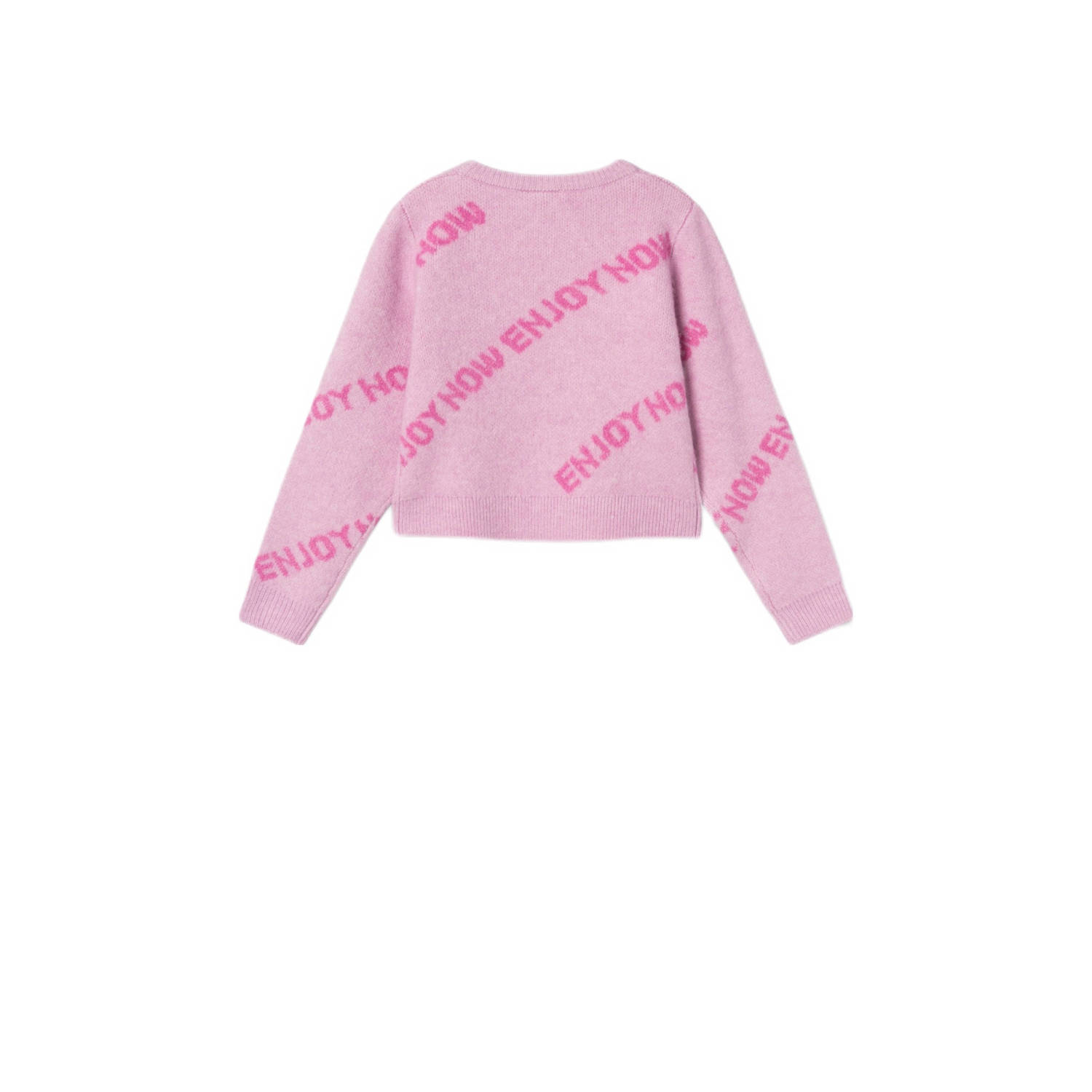 NAME IT KIDS gebreide trui roze