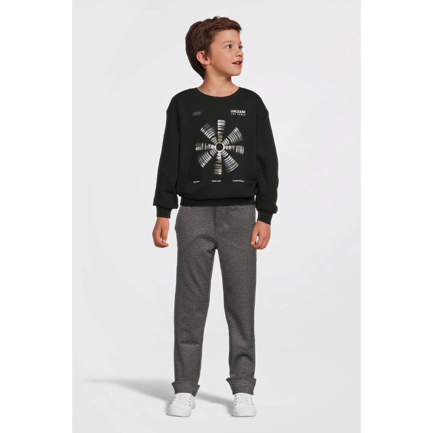 NAME IT KIDS sweater zwart