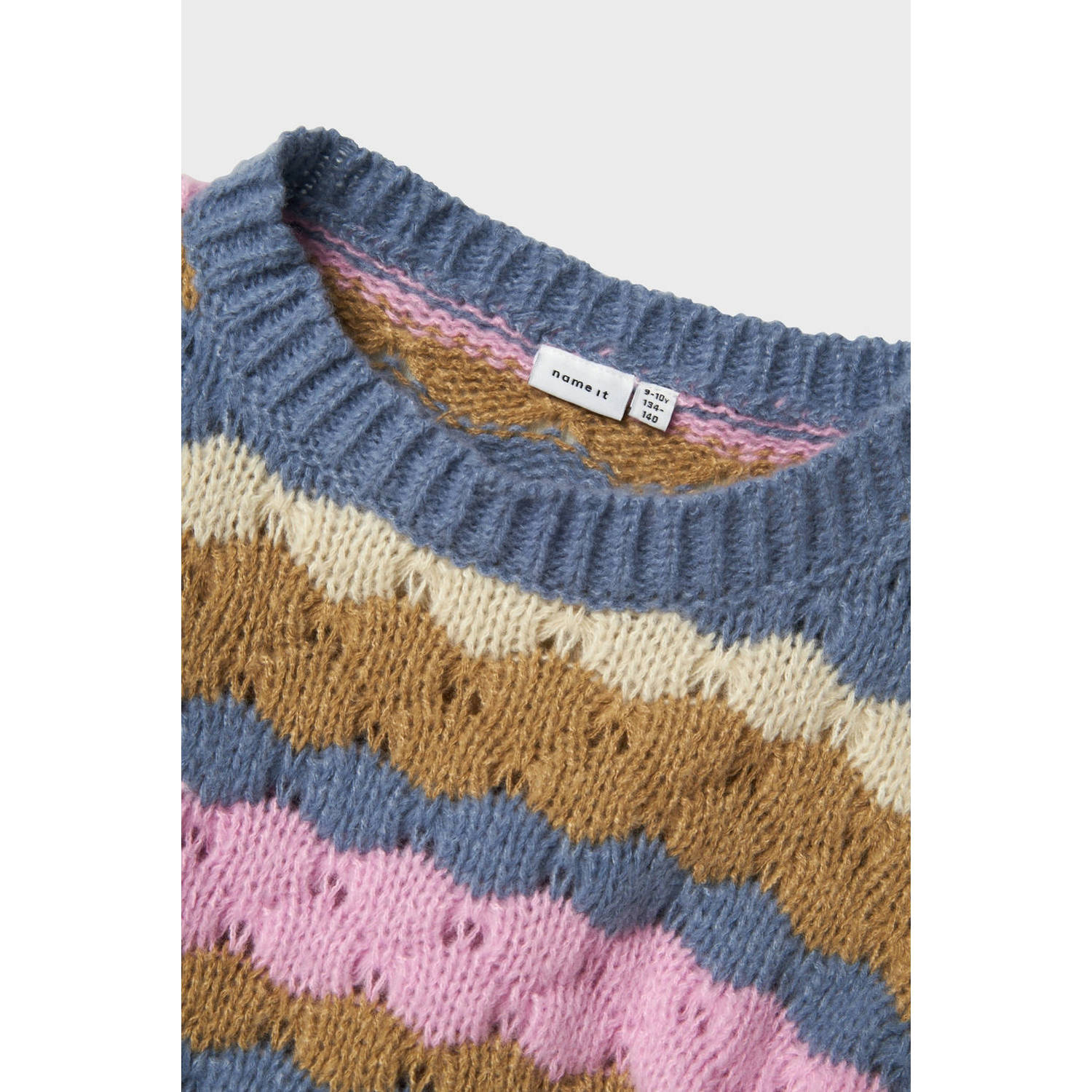 NAME IT KIDS gebreide trui blauw