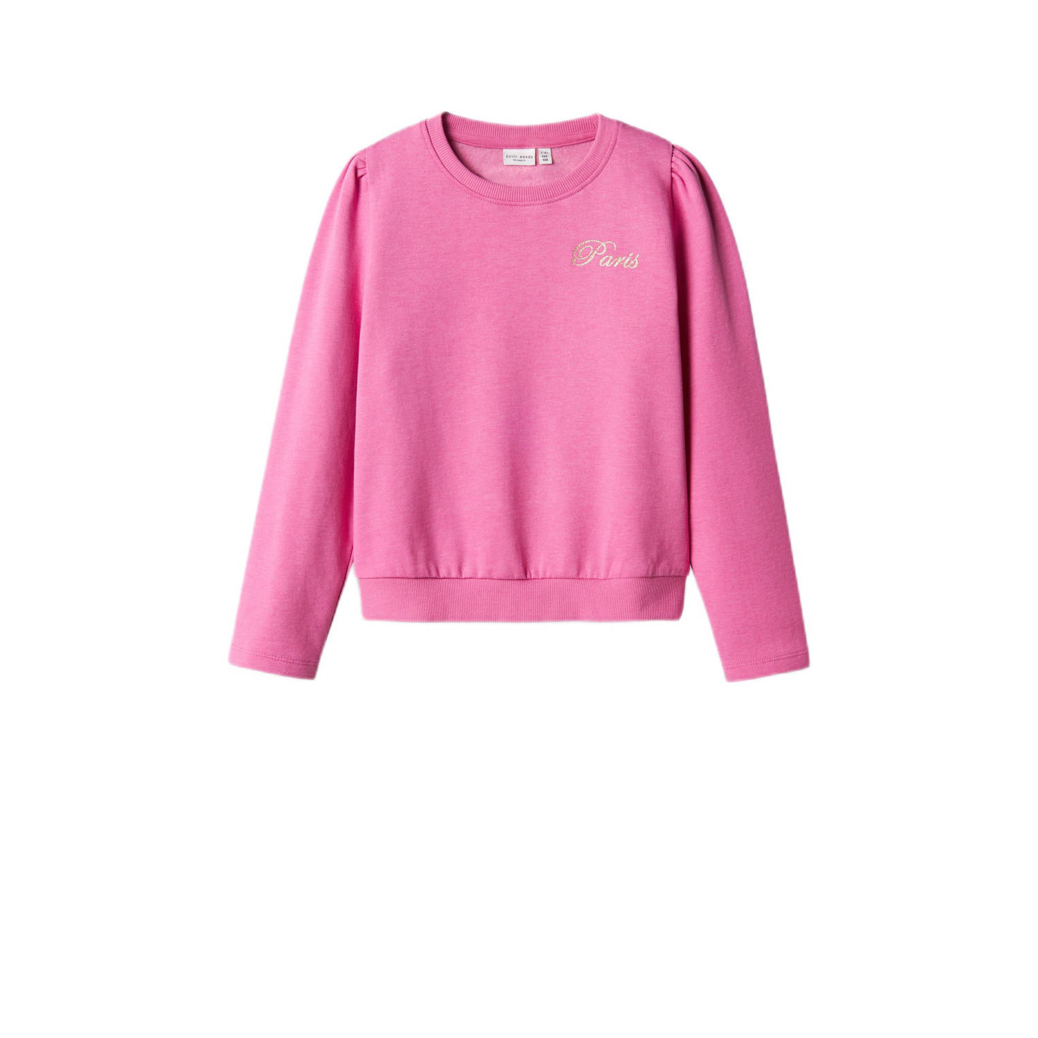 Name it KIDS sweater roze Trui Effen 146 152 | Trui van