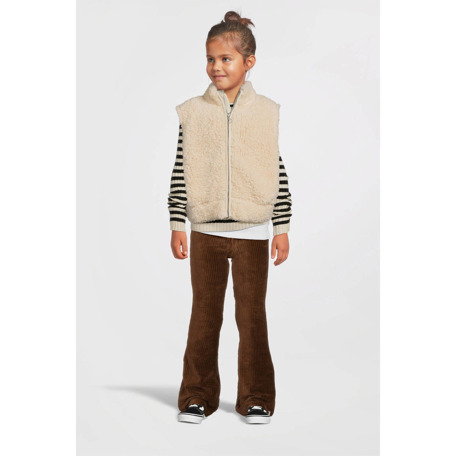 NAME IT KIDS bodywarmer NKFNENNY lichtzand