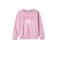 NAME IT KIDS sweater NKFVILOUI met printopdruk lichtroze