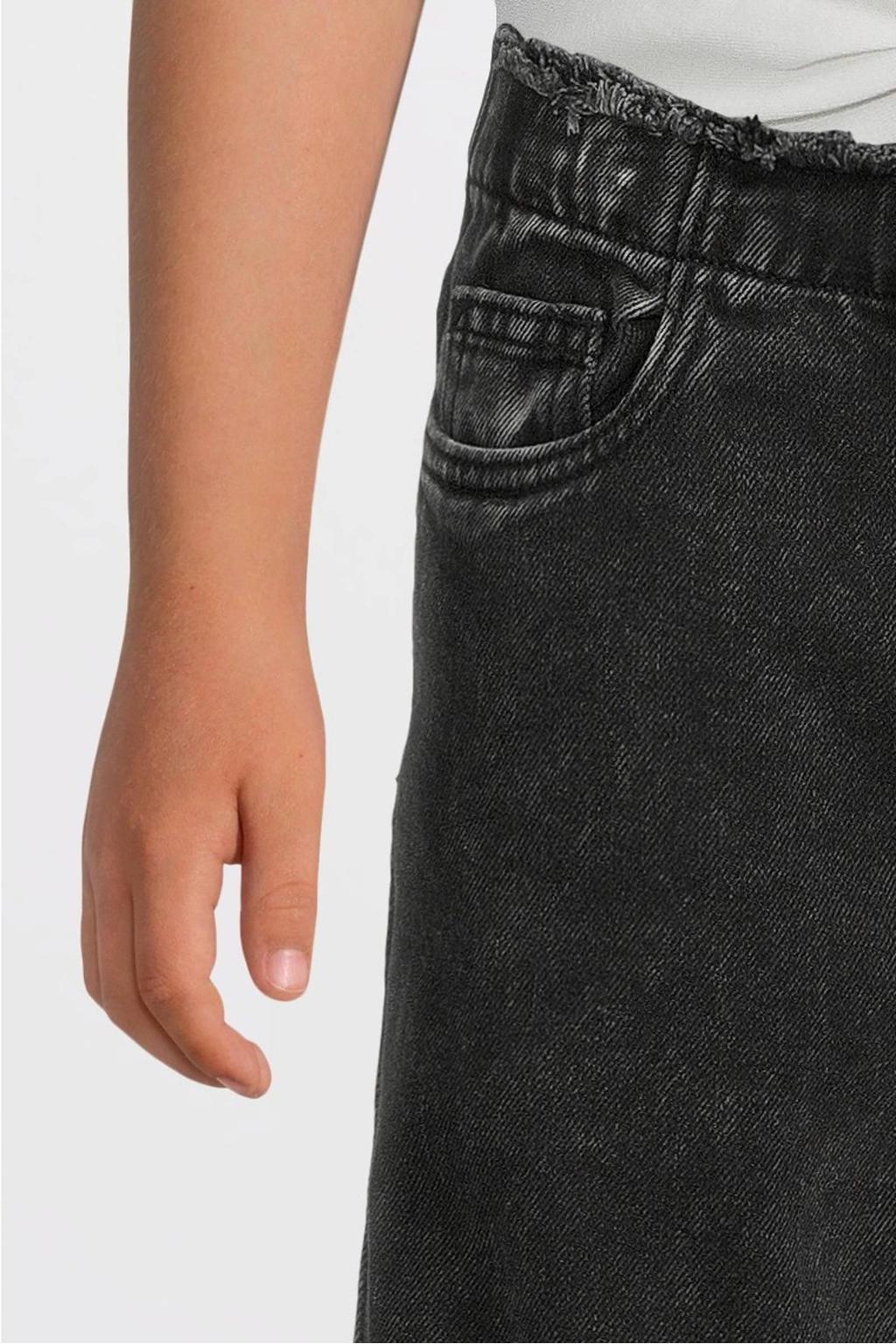 Jean Large Pour Fille Name It Nkfrose 5529-Be Noos - Coupe Droite Hanches, Jambes évasées - Taille 80 à 164