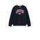 NAME IT KIDS sweater NKFVILOUI met printopdruk donkerblauw