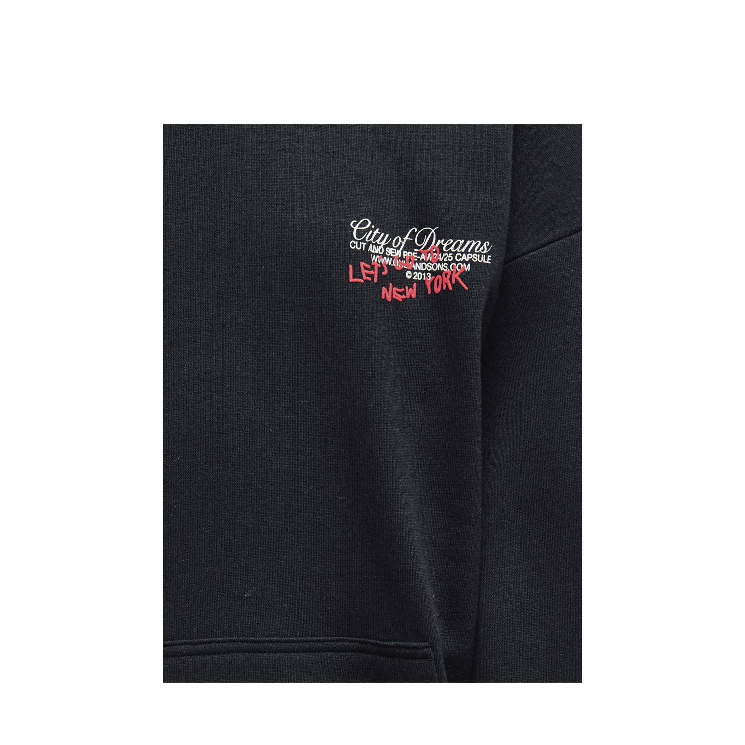 ONLY KIDS BOY hoodie KOBRAMON zwart