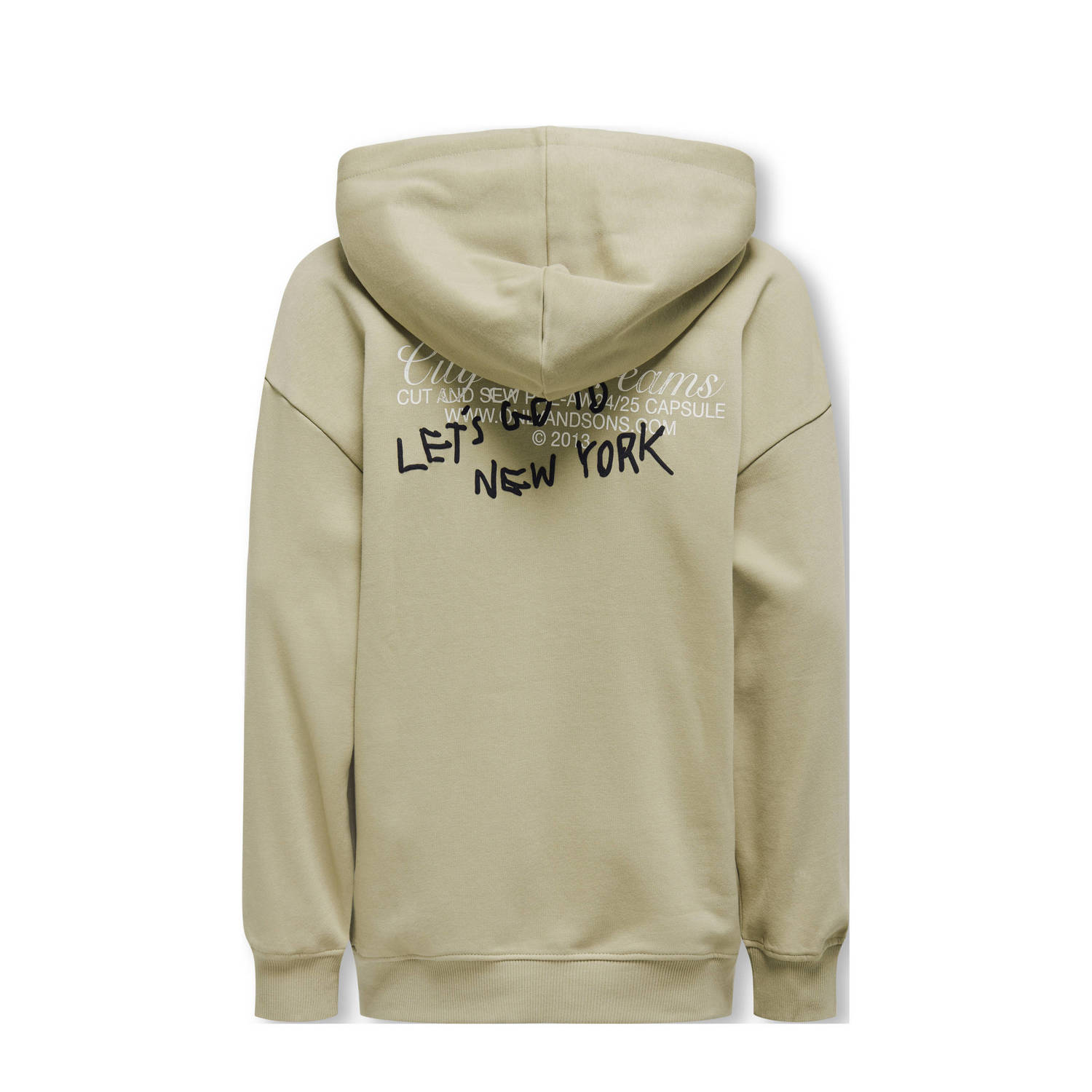 ONLY KIDS BOY hoodie KOBRAMON beige